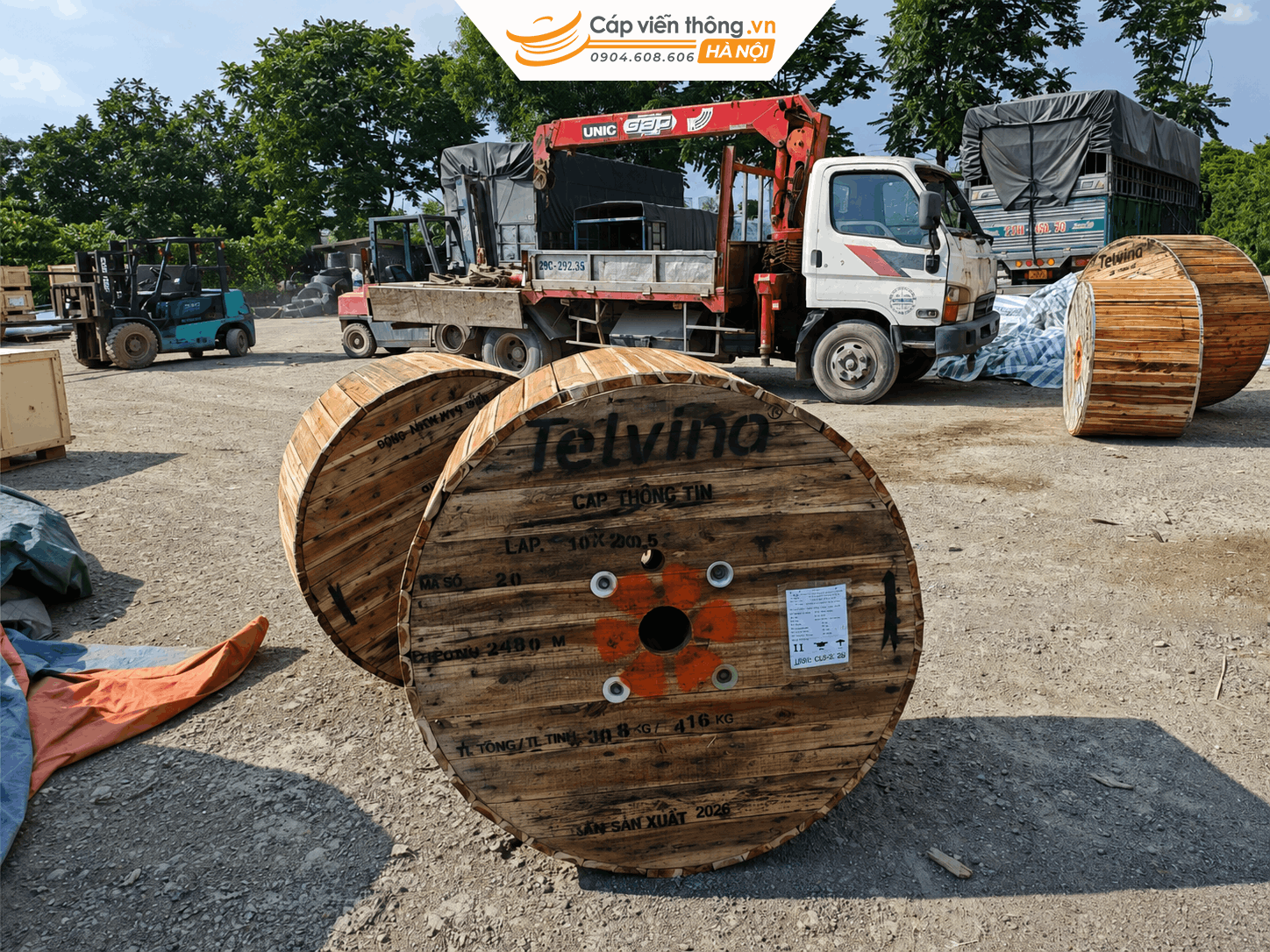 Cáp đồng cống Telvina 10 đôi