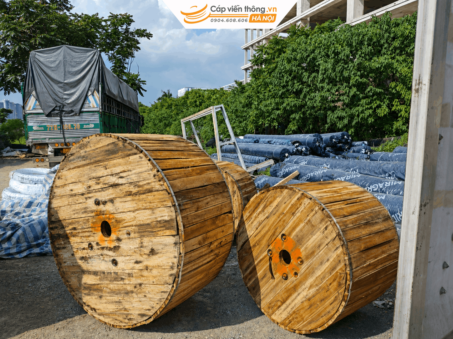 Cáp thông tin tại gói thầu XL-05