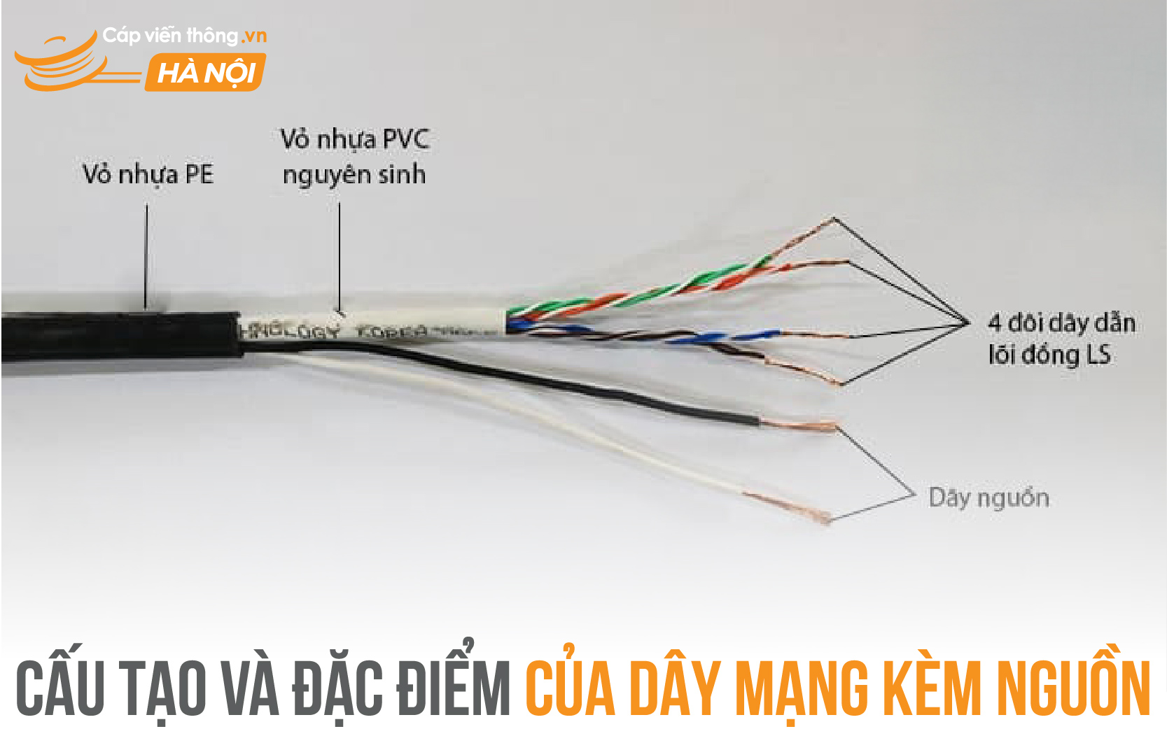 Đặc điểm của dây mạng kèm nguồn