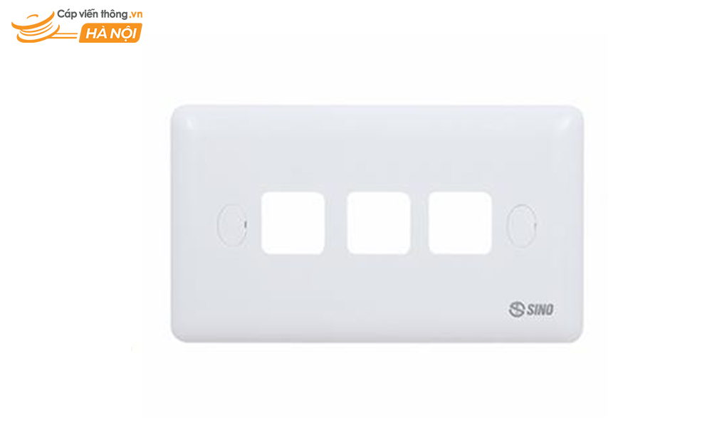 Mặt ổ cắm Sino S19 3 cổng