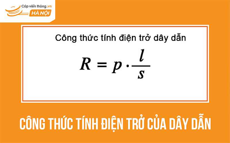 Công thức tính điện trở dây dẫn