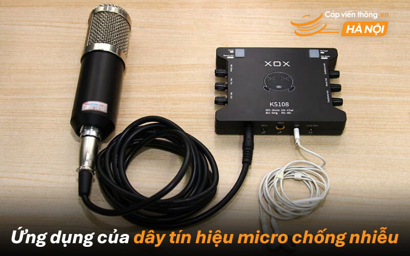 Ứng dụng của dây tín hiệu micro chống nhiễu