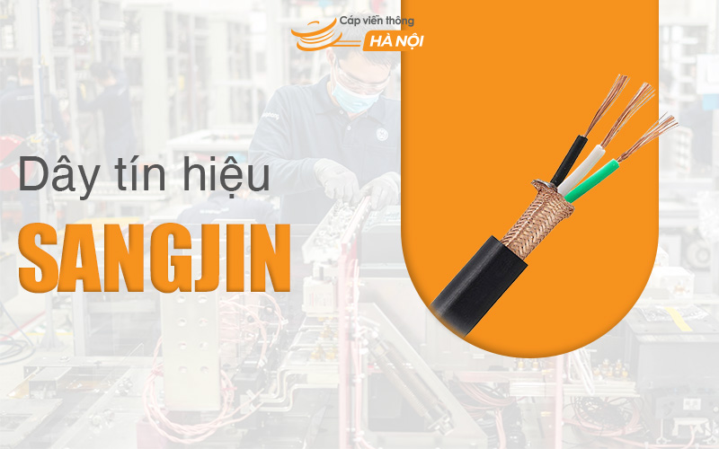 Dây tín hiệu 3 lõi chống nhiễu 20AWG Sangjin