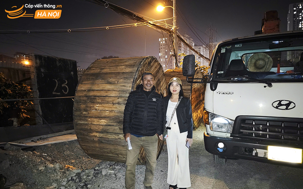 CVTHN giao hàng cáp đồng cống 600x2x0.4