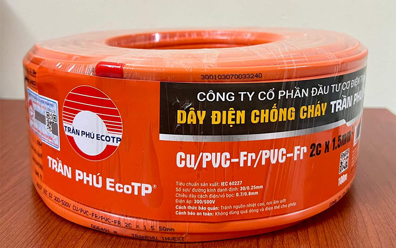 Cáp điện chống cháy Trần Phú