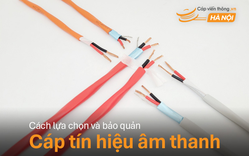 Cách lựa chọn và bảo quản cáp tín hiệu âm thanh