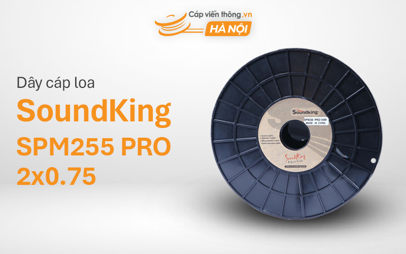 Dây cáp loa SoundKing SPM255 PRO 2x0.75