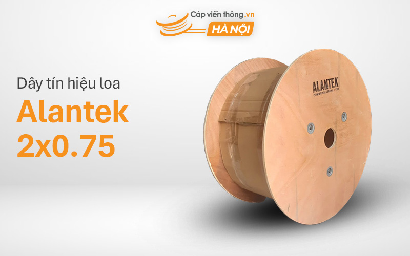 Dây cáp tín hiệu âm thanh 2x0.75 Alantek