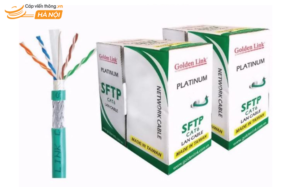 Cáp mạng Golden Link SFTP Cat6