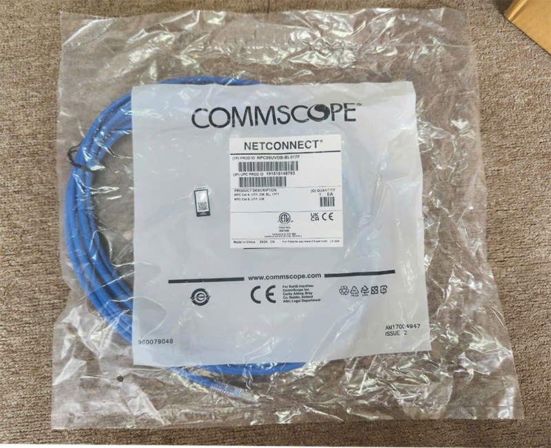 dây nhảy mạng CommScope NetConnect NPC06UVDB-BL010F