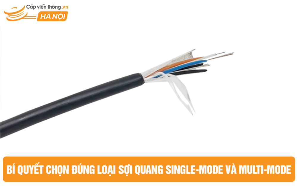 Bí quyết chọn đúng loại sợi quang Single-mode và Multi-mode