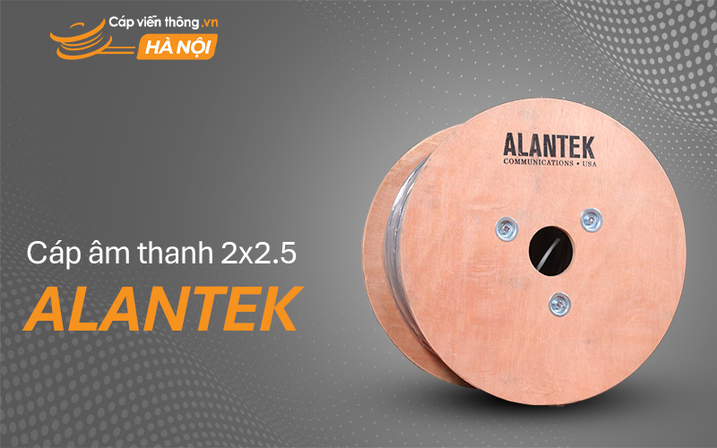 Cáp âm thanh 2x2.5 Alantek