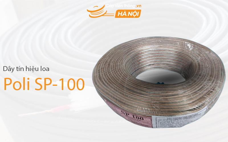 Dây tín hiệu loa Poli SP - 100