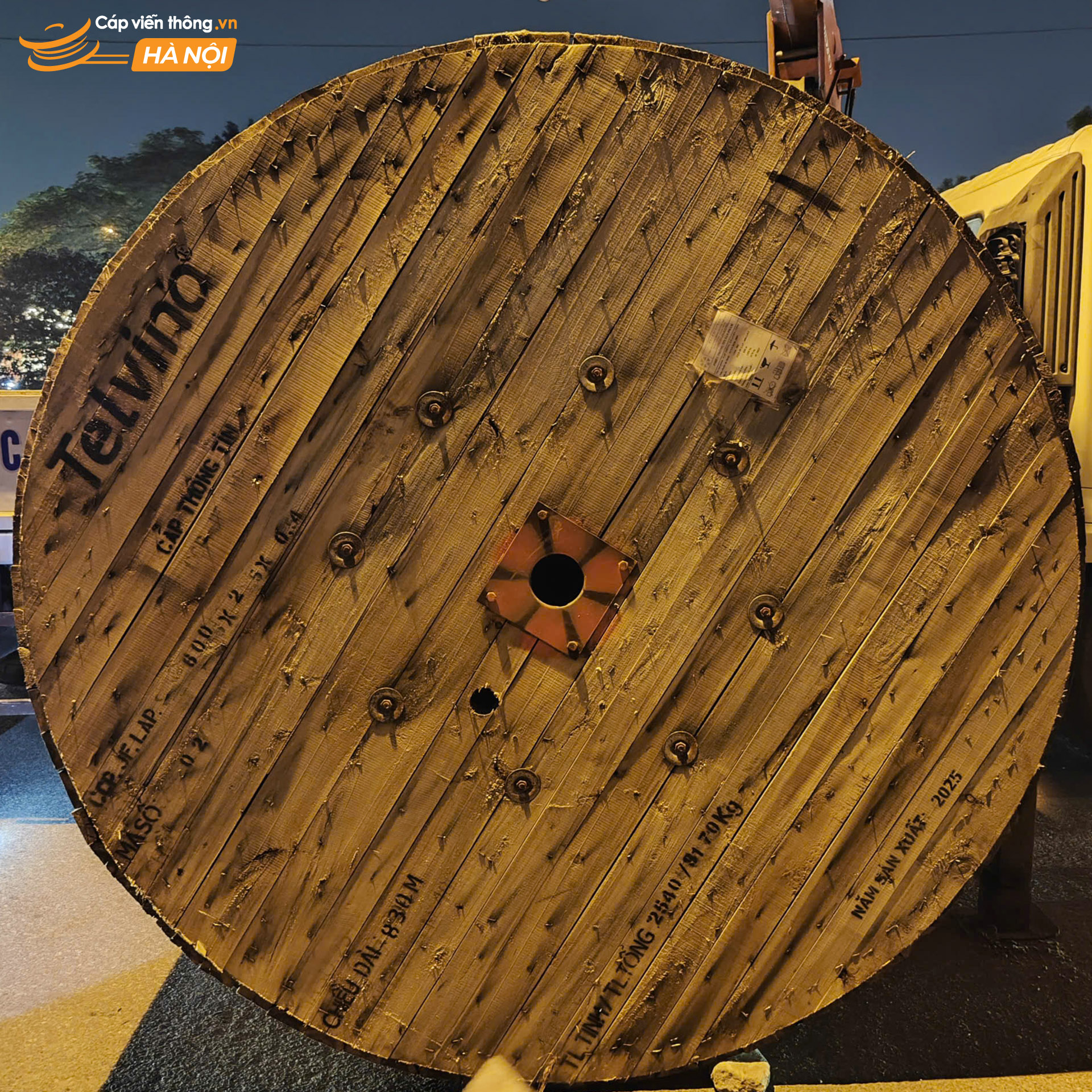 Cáp đồng cống Telvina 600 đôi