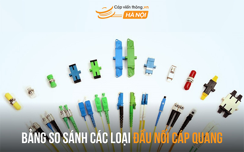 Bảng so sánh các loại đầu nối cáp quang