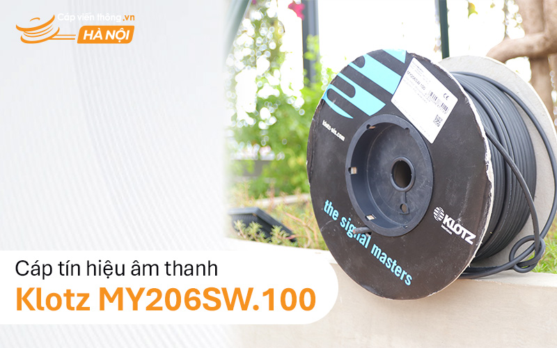 Cáp âm thanh hội trường Klotz MY206SW.100