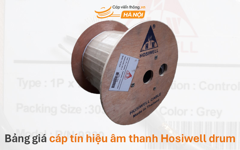 Bảng giá cáp âm thanh Hosiwell Drum