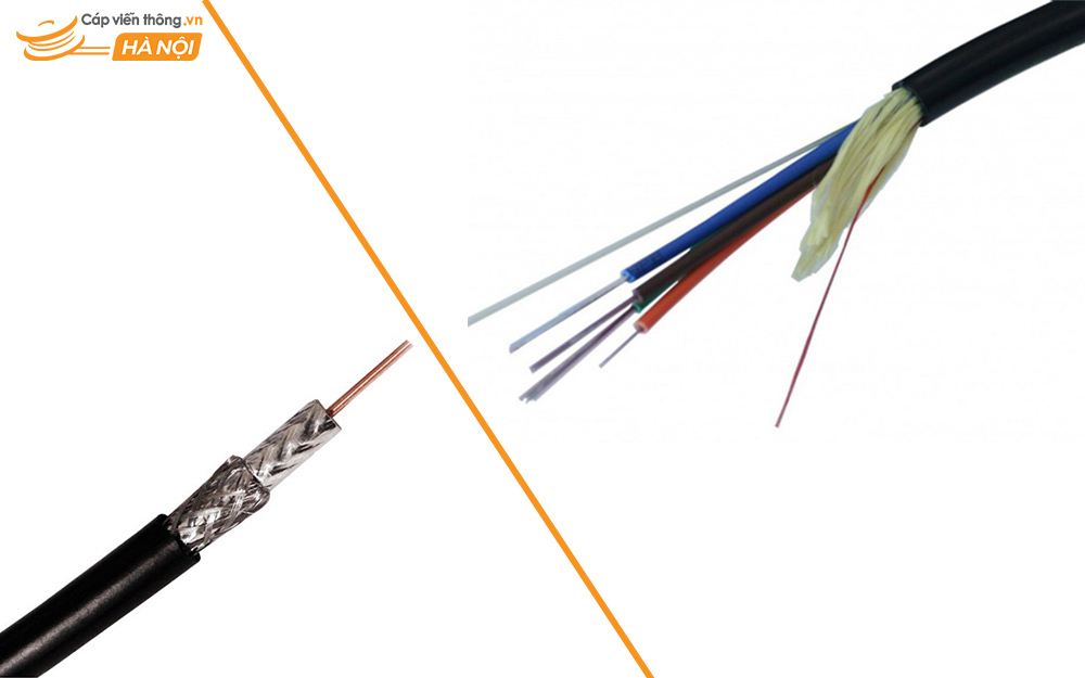 Cáp đồng trục và cáp quang