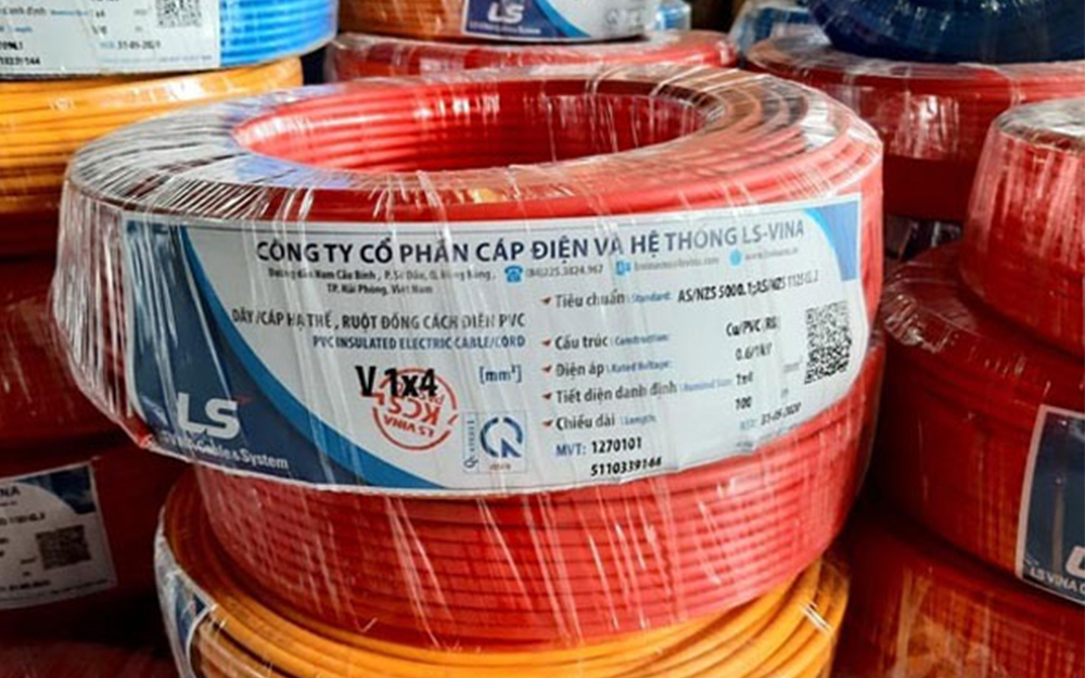 Cáp chống cháy thương hiệu LS