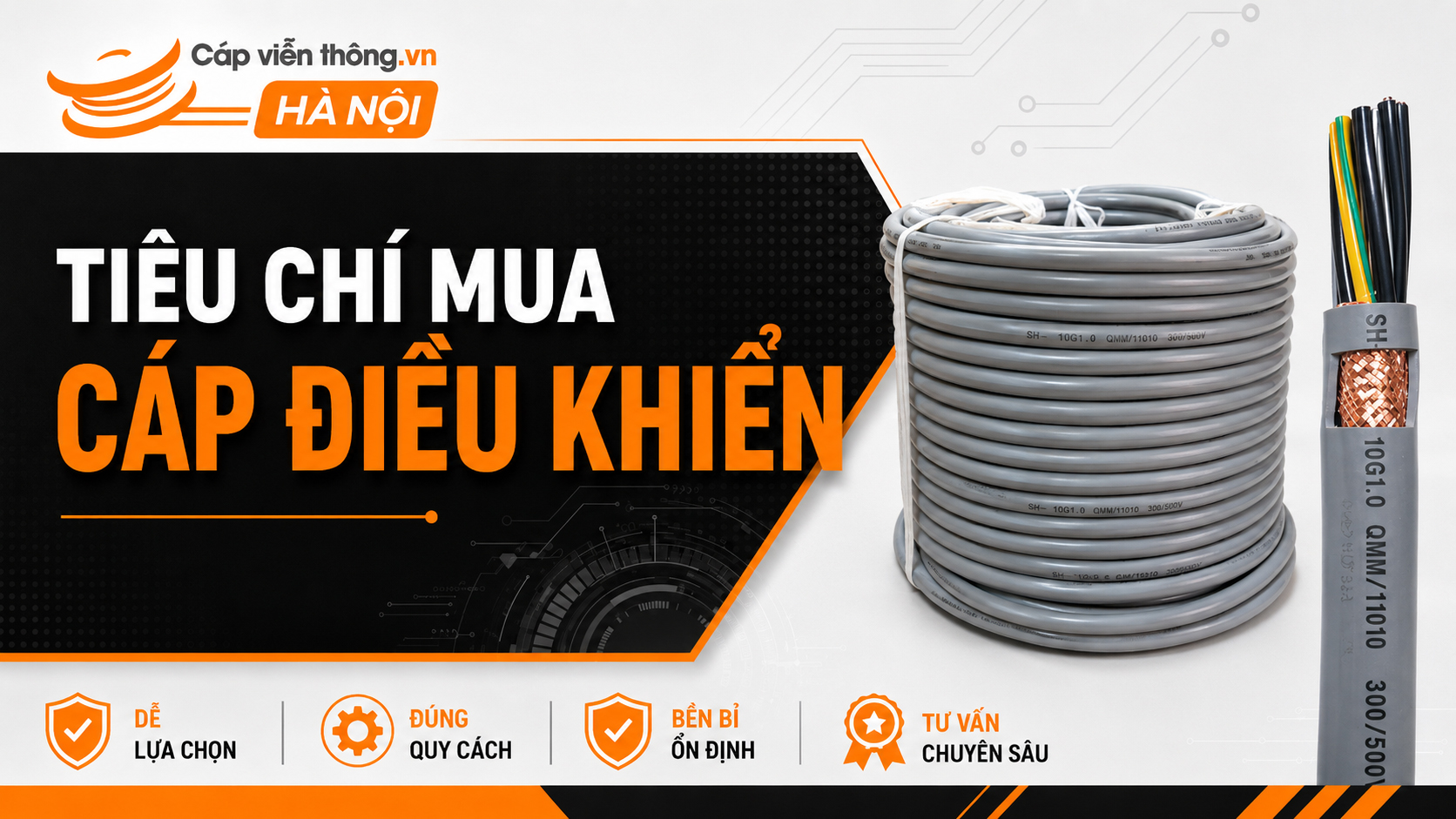 Tiêu chí mua cáp điều khiển