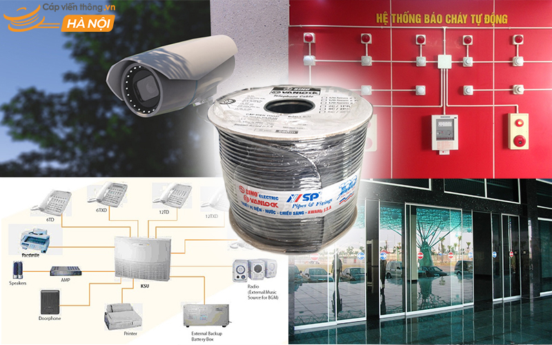 Ứng dụng cáp điện thoại 4 lõi
