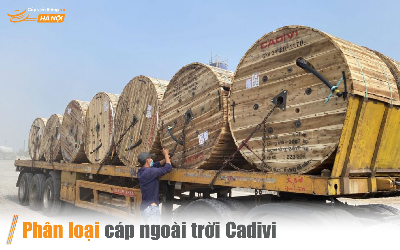 Phân loại cáp ngoài trời Cadivi