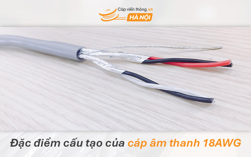 Cáp âm thanh 18AWG