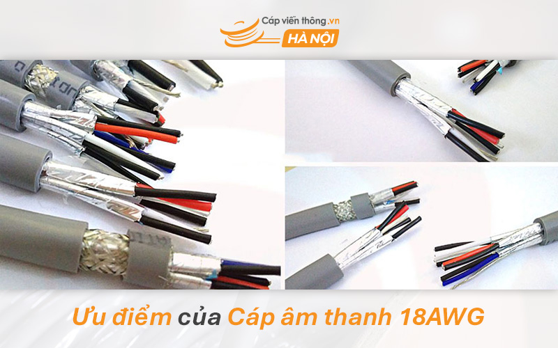 Ưu điểm của cáp âm thanh 18AWG