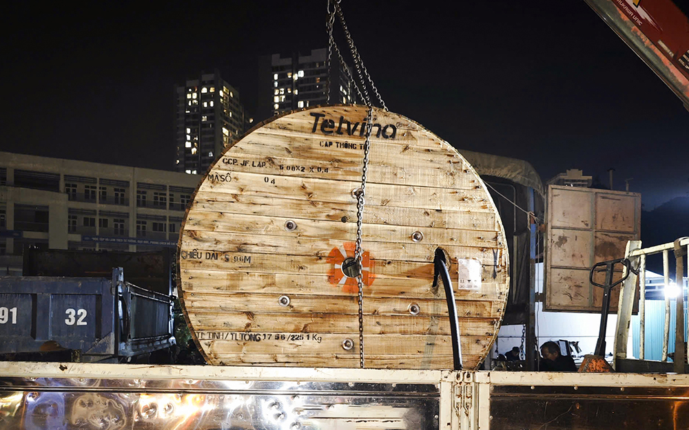 Ứng dụng cáp đồng cống Telvina 600 đôi