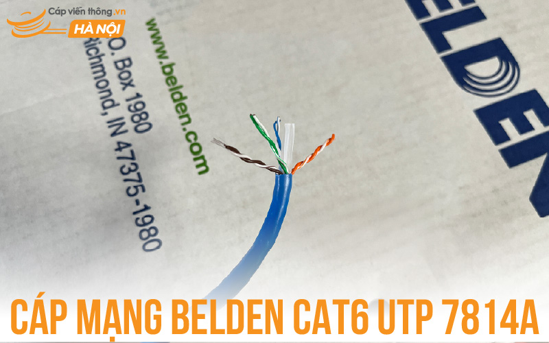 Cáp mạng Belden Cat6 UTP 7814A