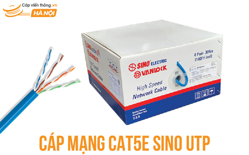 Cáp mạng cat5e Sino UTP