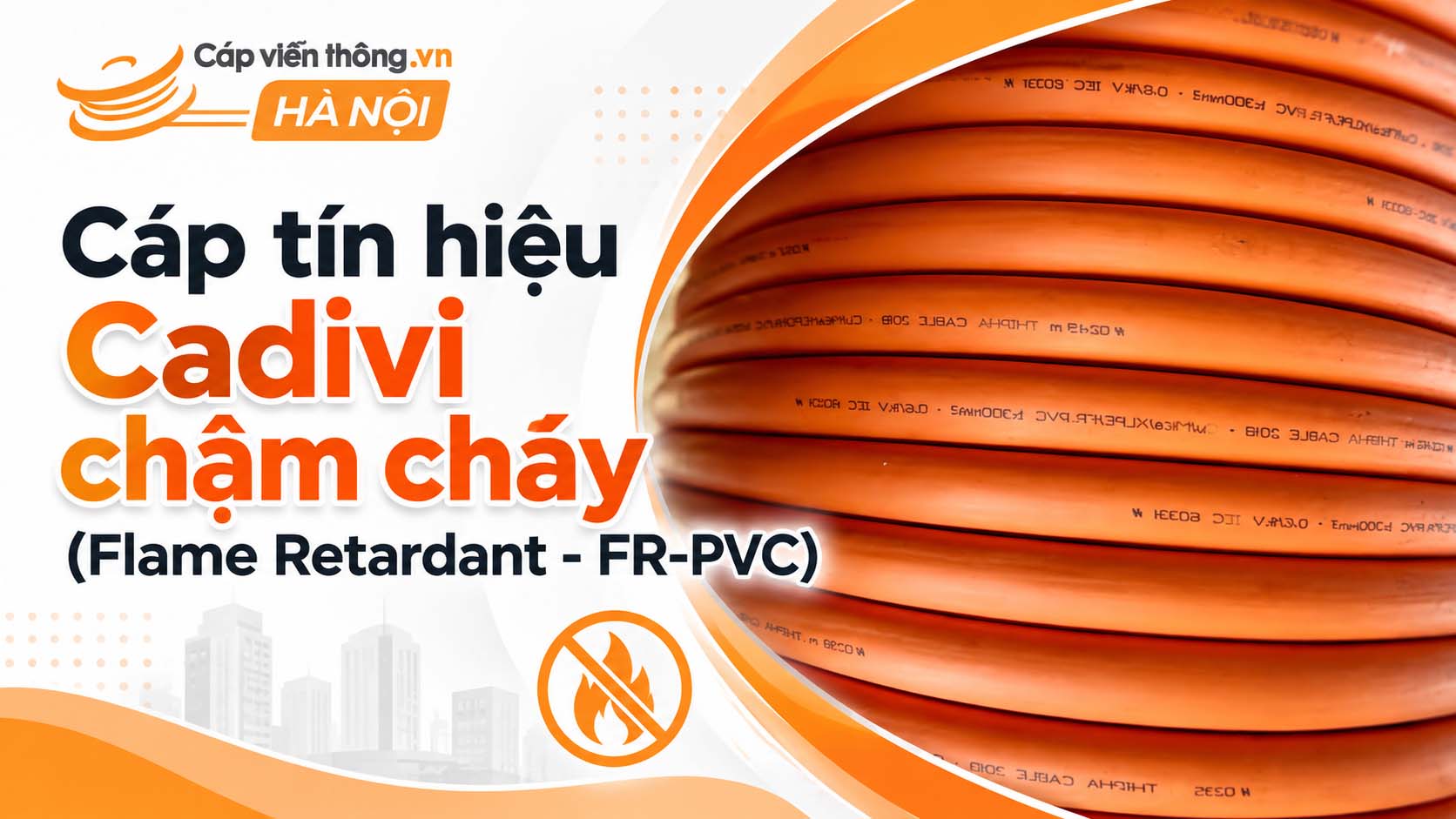 Cáp tín hiệu Cadivi chậm cháy (Flame Retardant - FR-PVC)