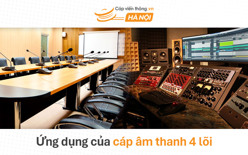 Ứng dụng của dây cáp âm thanh 4 lõi