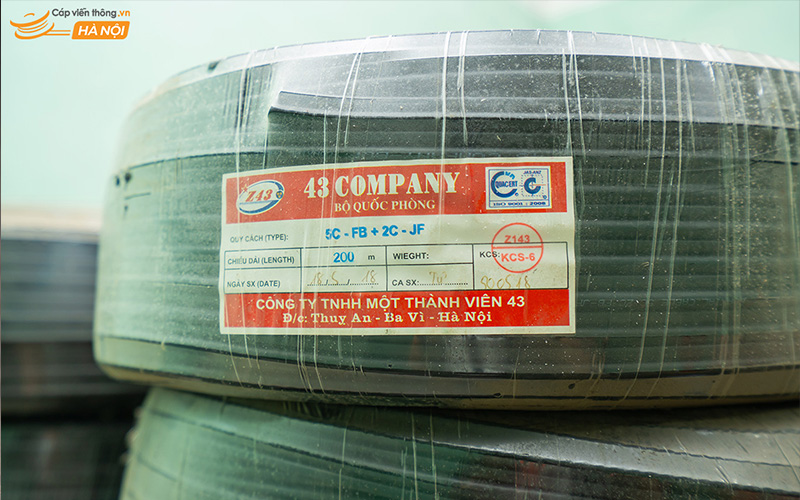 Cáp đồng trục liền nguồn 5C-FB+2C-JF Z43