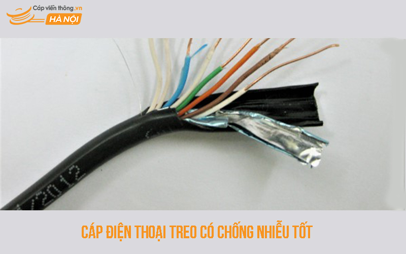 Cáp điện thoại treo chống nhiễu tốt