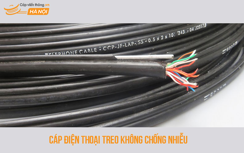 Cáp điện thoại treo không chống nhiễu