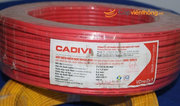 Dây điện bọc nhựa PVC Cadivi VCM1.5
