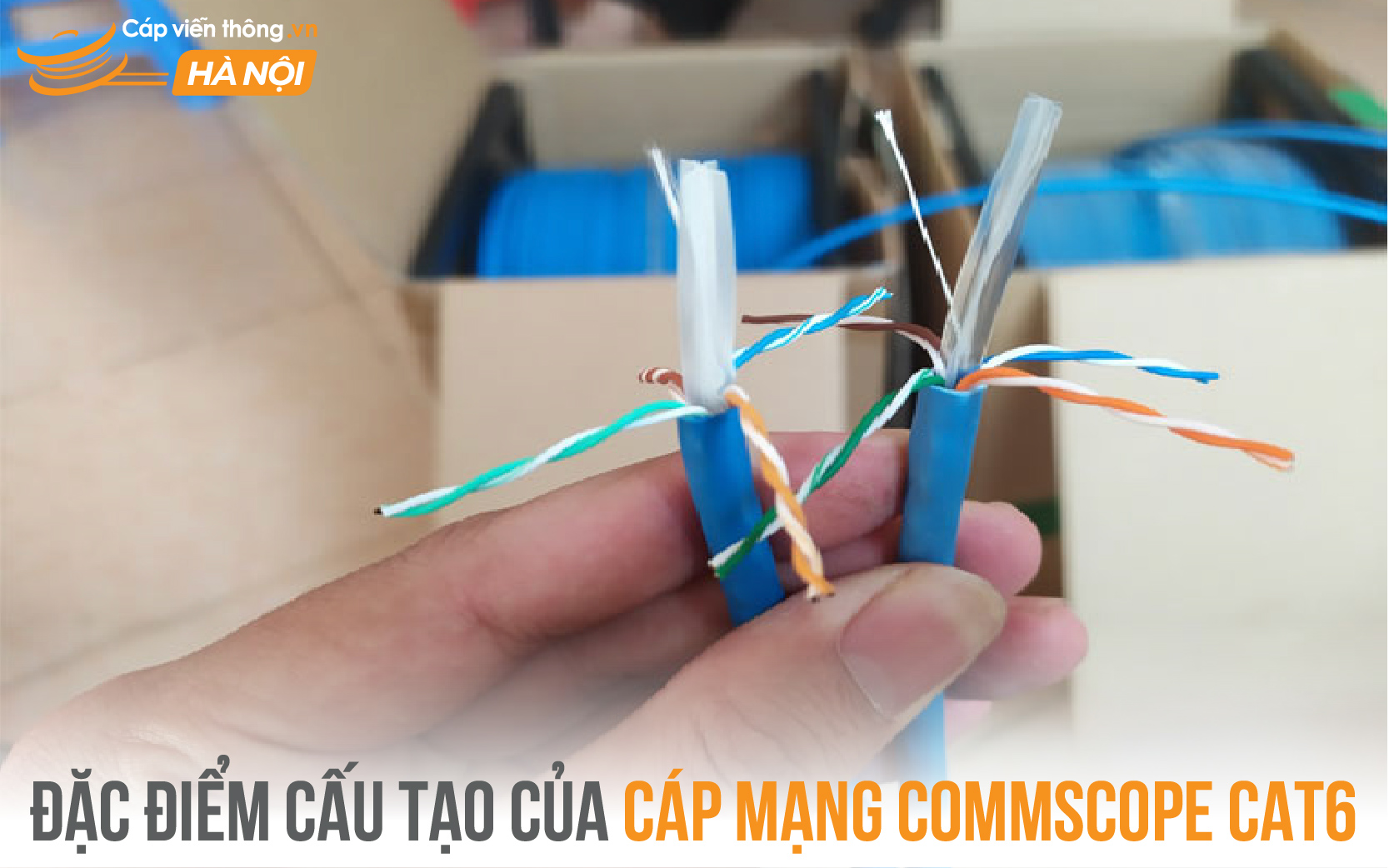 Đặc điểm của cáp mạng Commscope Cat6