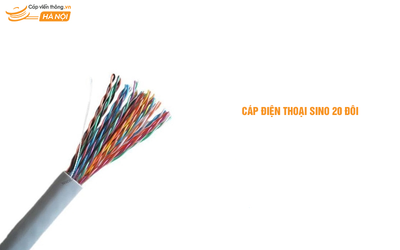 Cáp điện thoại sino 20 đôi