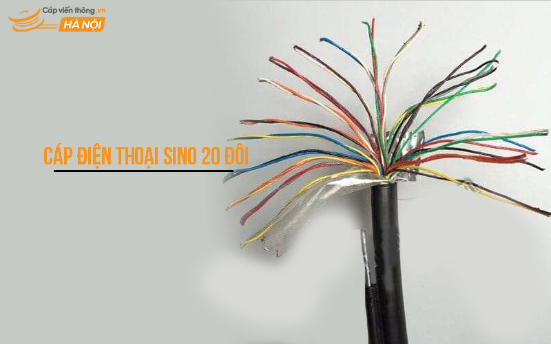 Cáp điện thoại Sino 20 đôi
