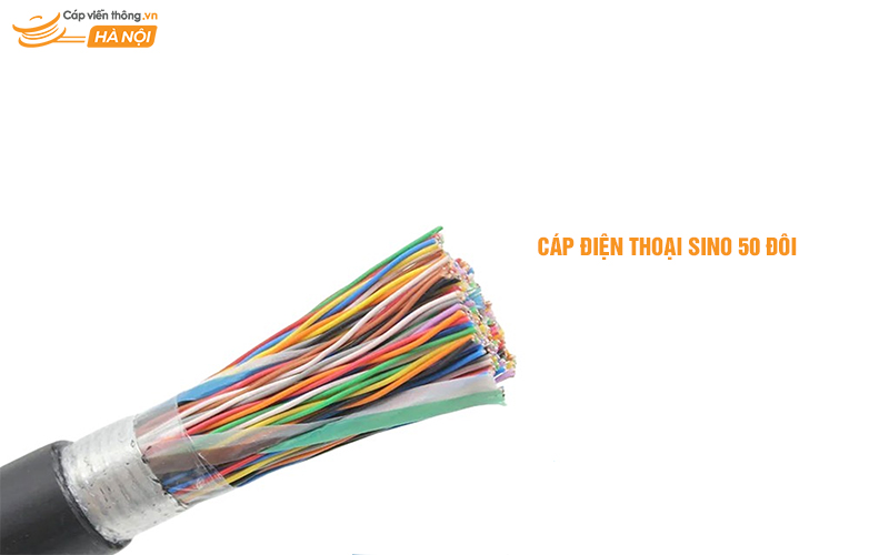 Cáp điện thoại sino 50 đôi