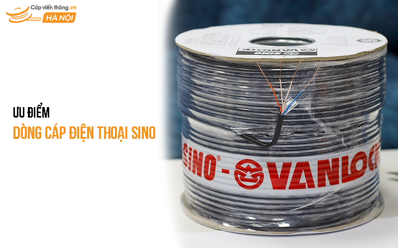 Ưu điểm của dòng cáp điện thoại Sino