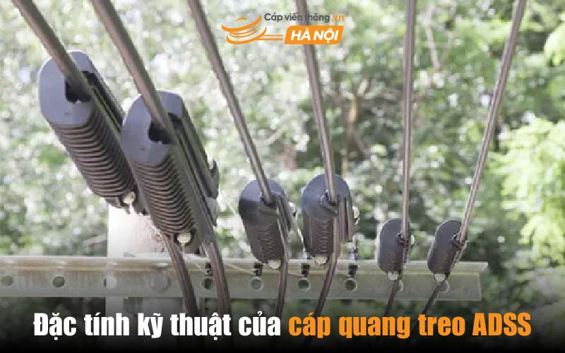 Đặc tính kỹ thuật của cáp quang treo ADSS