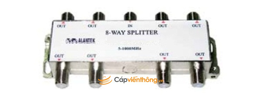 Bộ chia truyền hình cáp Alantek splitter 8-way indoor 308-ISPV08-0000