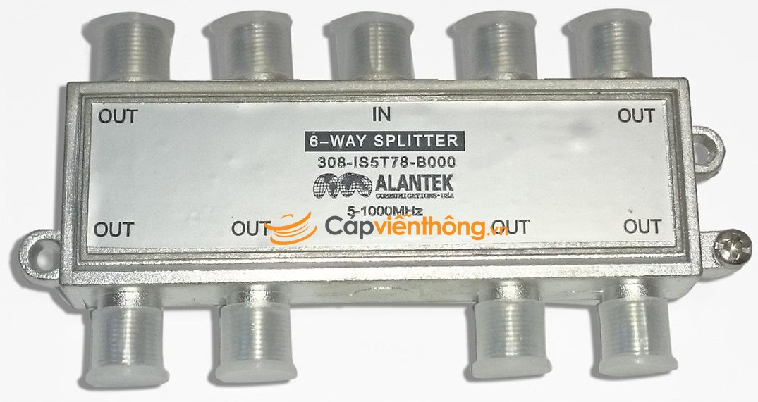 Bộ chia truyền hình cáp Alantek splitter 10-way indoor 308-ISPV10-0000