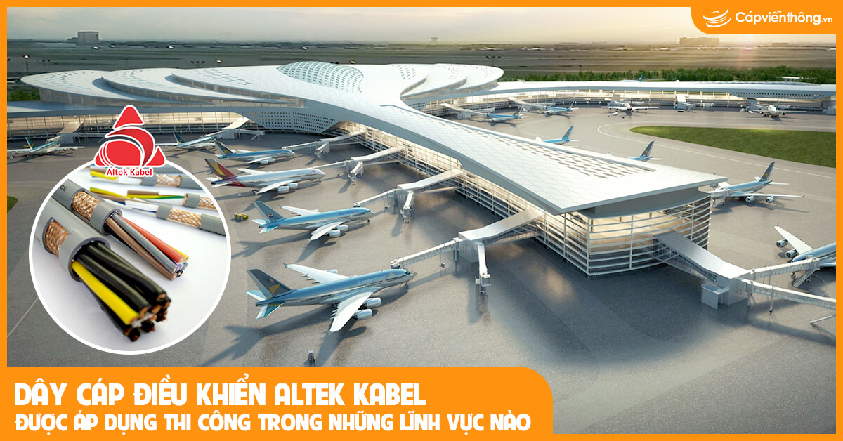 Dây cáp điều khiển Altek Kabel được áp dụng thi công trong những lĩnh vực nào?