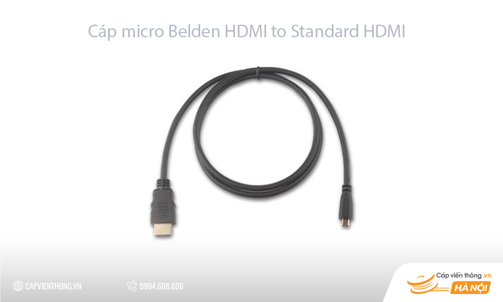 Cáp micro Belden HDMI to Standard HDMI