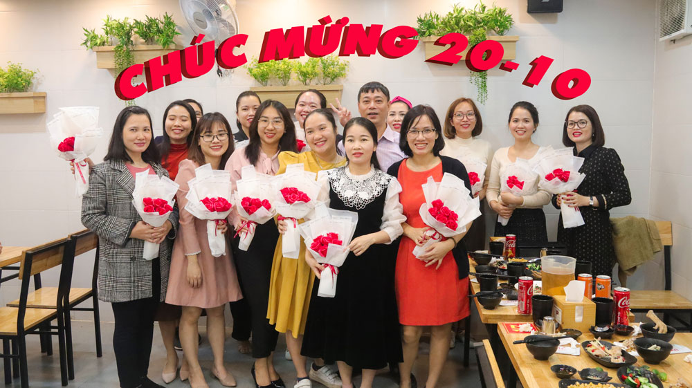 Cáp viễn thông Hà Nội chúc mừng ngày Phụ nữ Việt Nam 20-10