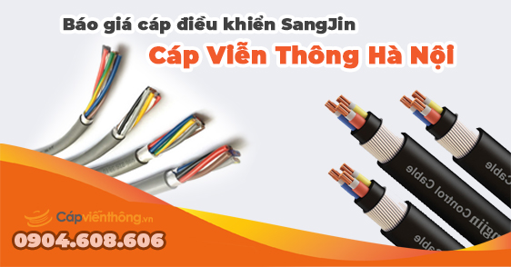 Báo giá cáp điều khiển SangJin 2021 - Chính hãng, ưu đãi nhất tại Cáp Viễn Thông Hà Nội