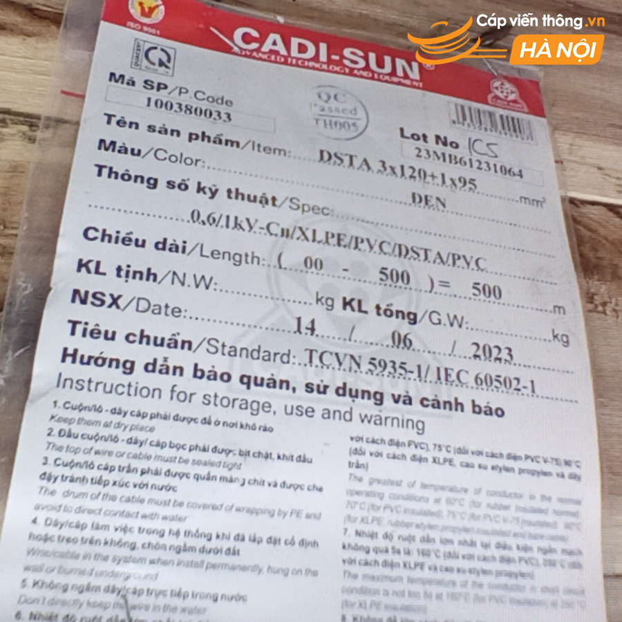 Cuộn cáp DSTA Cadisun